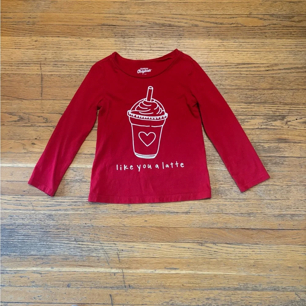 Children’s place toddler girl heart Themed Long Sleeve Shirts